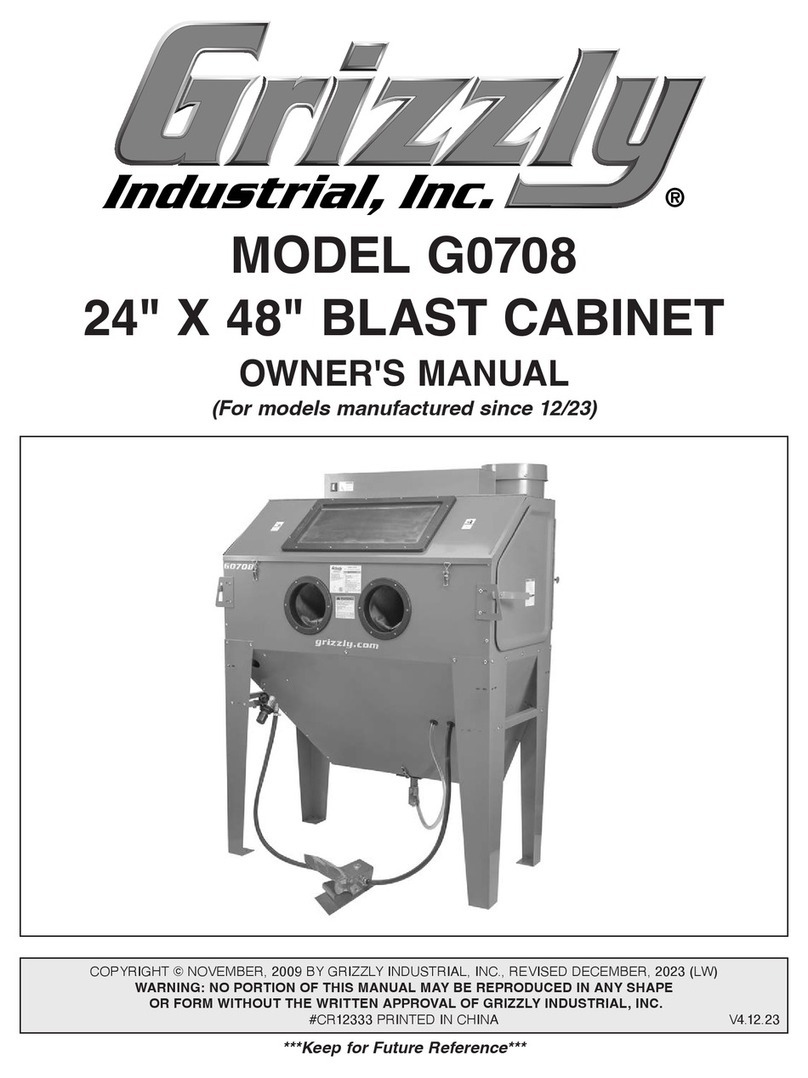 Grizzly G0708 owner's manual