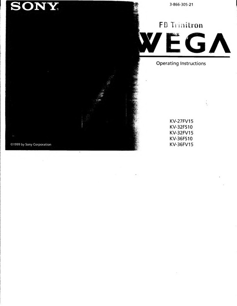 Sony TRINITRON KV-27FV15 User manual