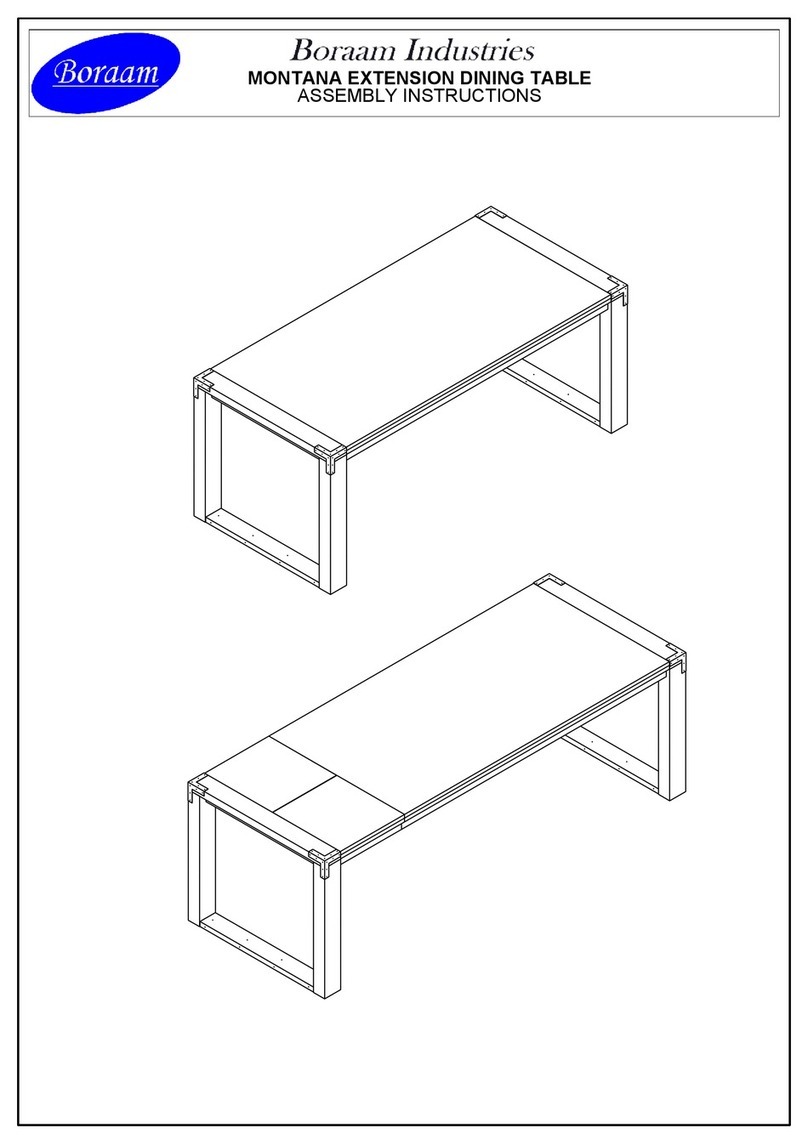 Boraam MONTANA Assembly instructions