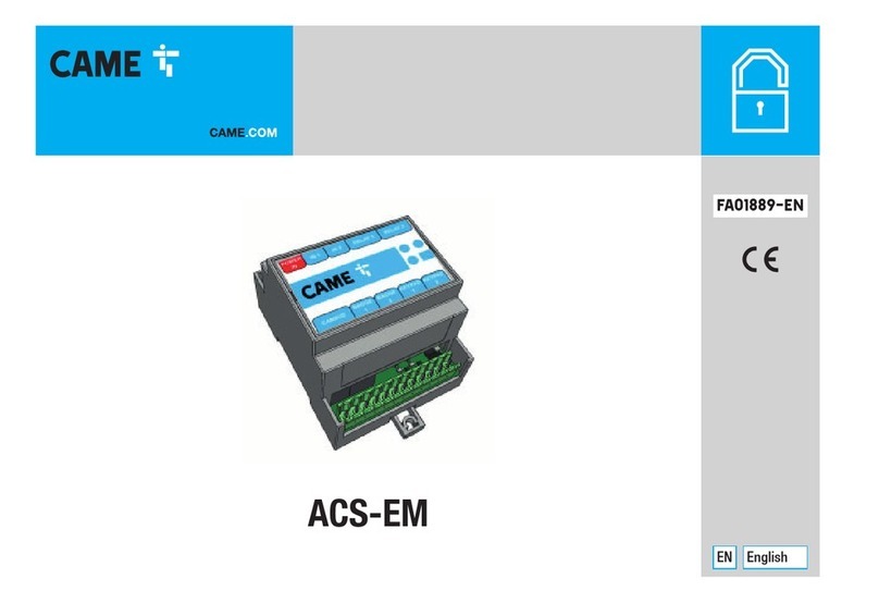 CAME ACS-EM User manual