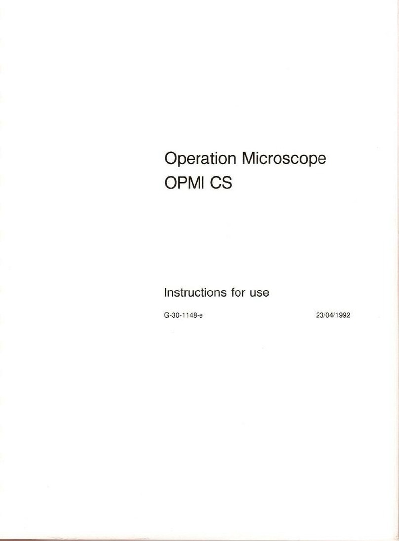 Zeiss OPMI CS User manual