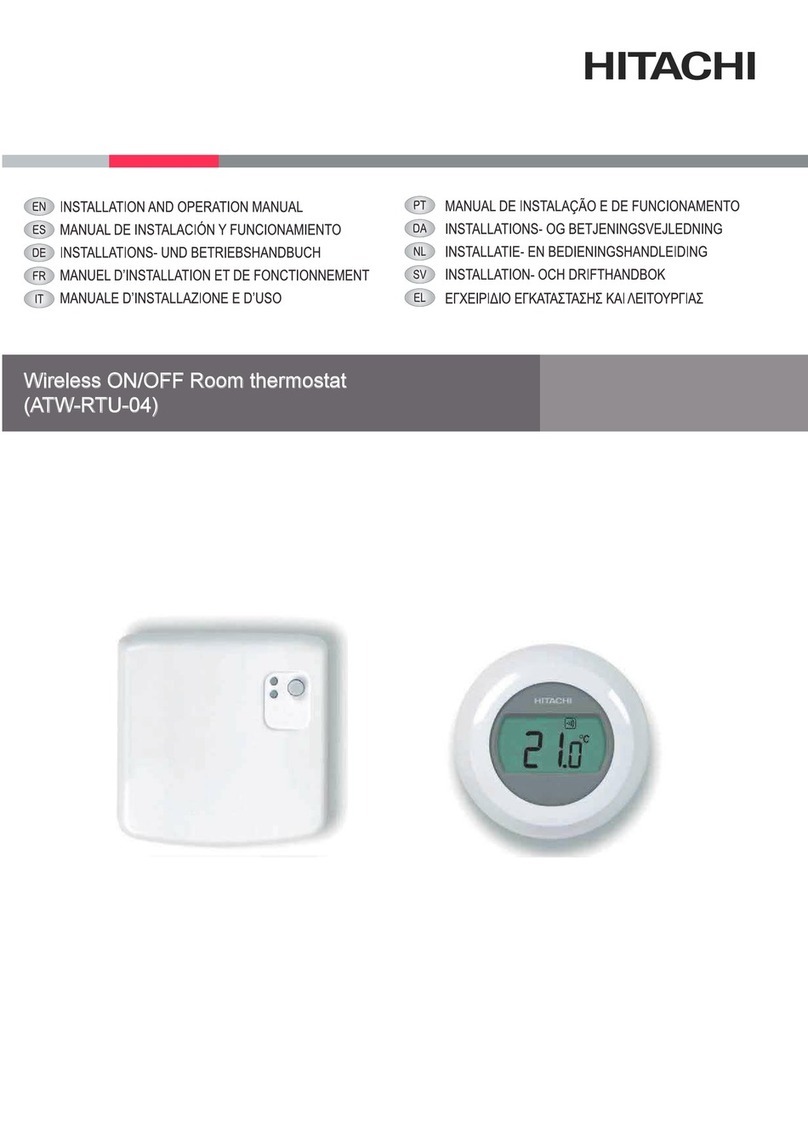Hitachi ATW-RTU-04 User manual