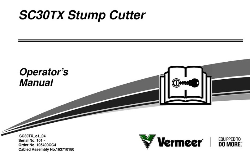 Vermeer SC30TX Operator's manual