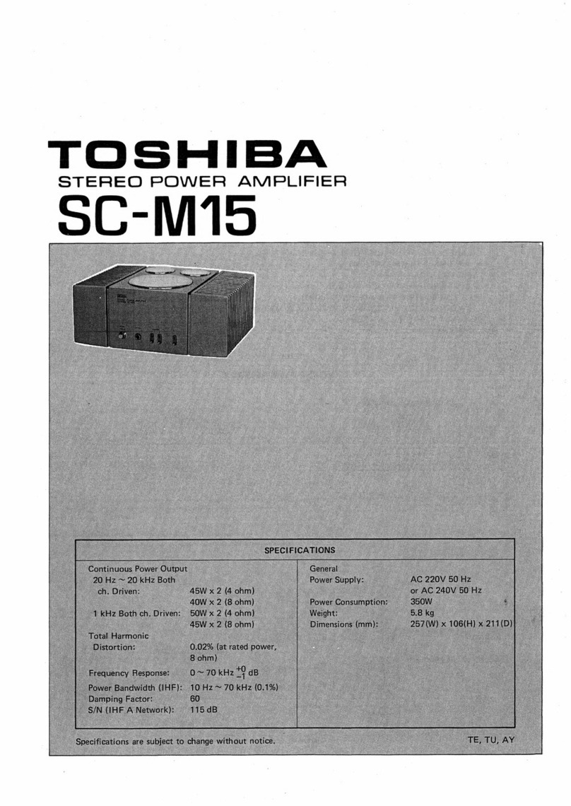 Toshiba SC-M15 manual