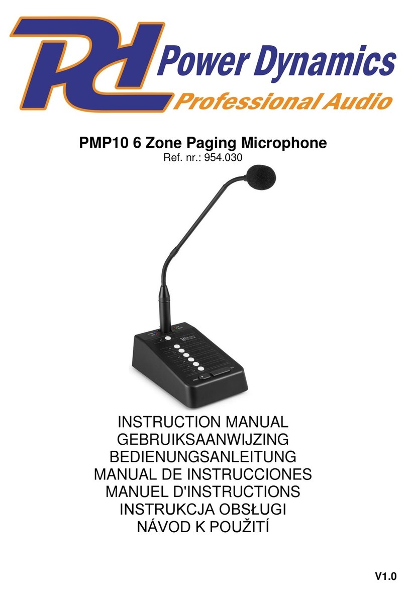 Power Dynamics PMP10 User manual