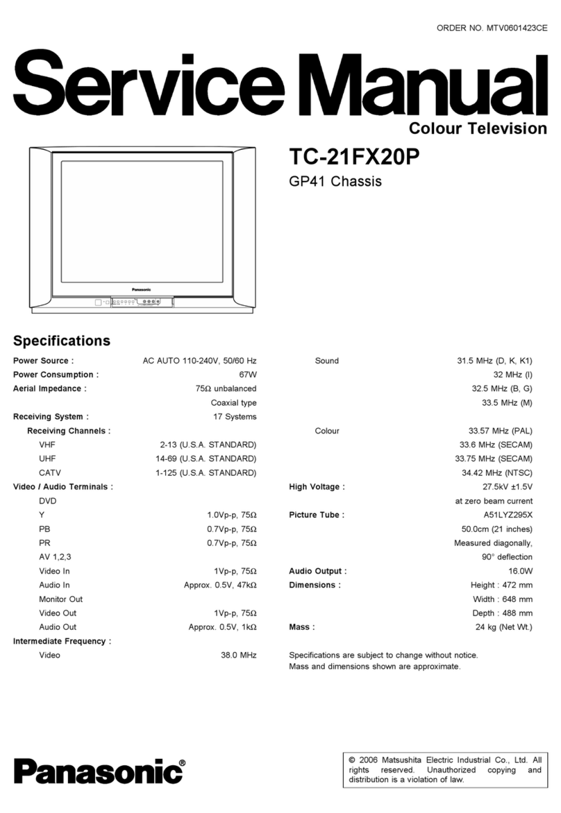 Panasonic TC-21FX20P User manual