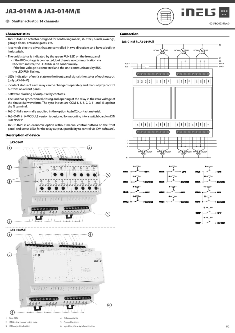 iNels JA3-014M User manual