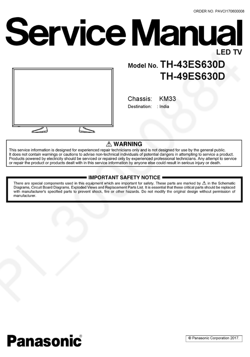 Panasonic TH-43ES630D User manual