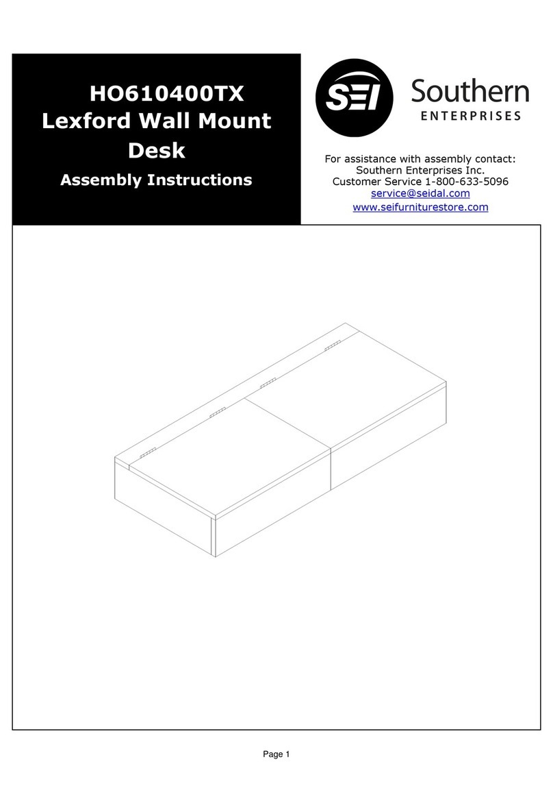 SEI Lexford HO610400TX Assembly instructions SEI Lexford HO610400TX Assembly instructions