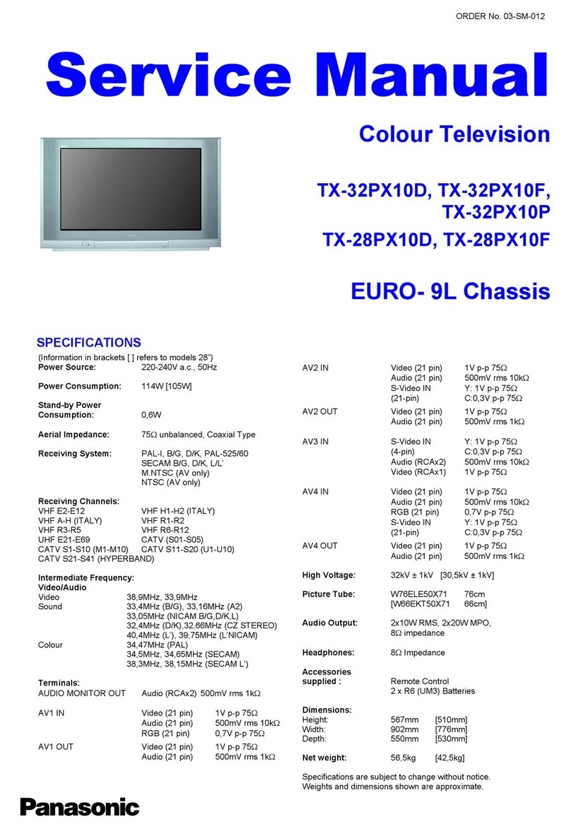 Panasonic TX-32PX10F User manual