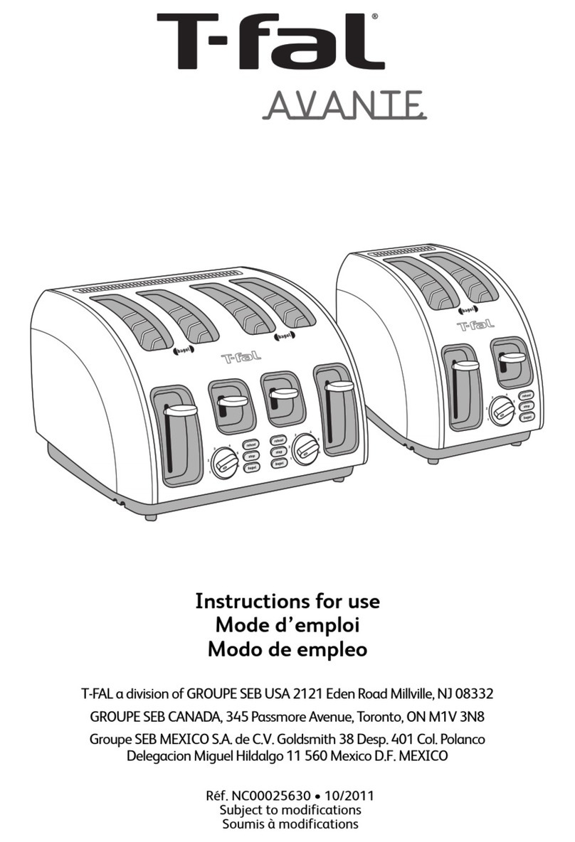 T-Fal TT560E50 User manual