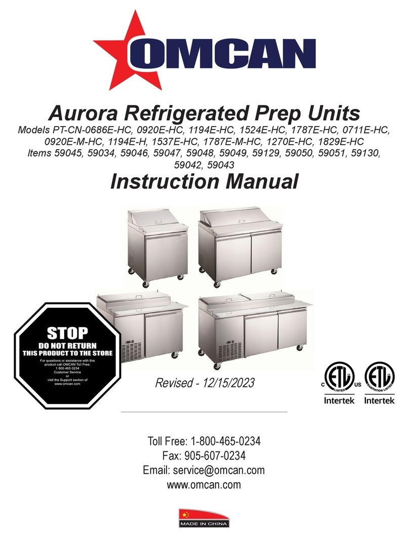 Omcan 0920E-HC instruction manual Omcan 0920E-HC instruction manual