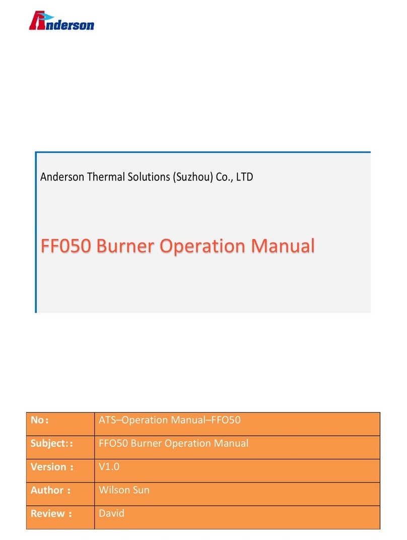 Anderson FF050 Operation manual