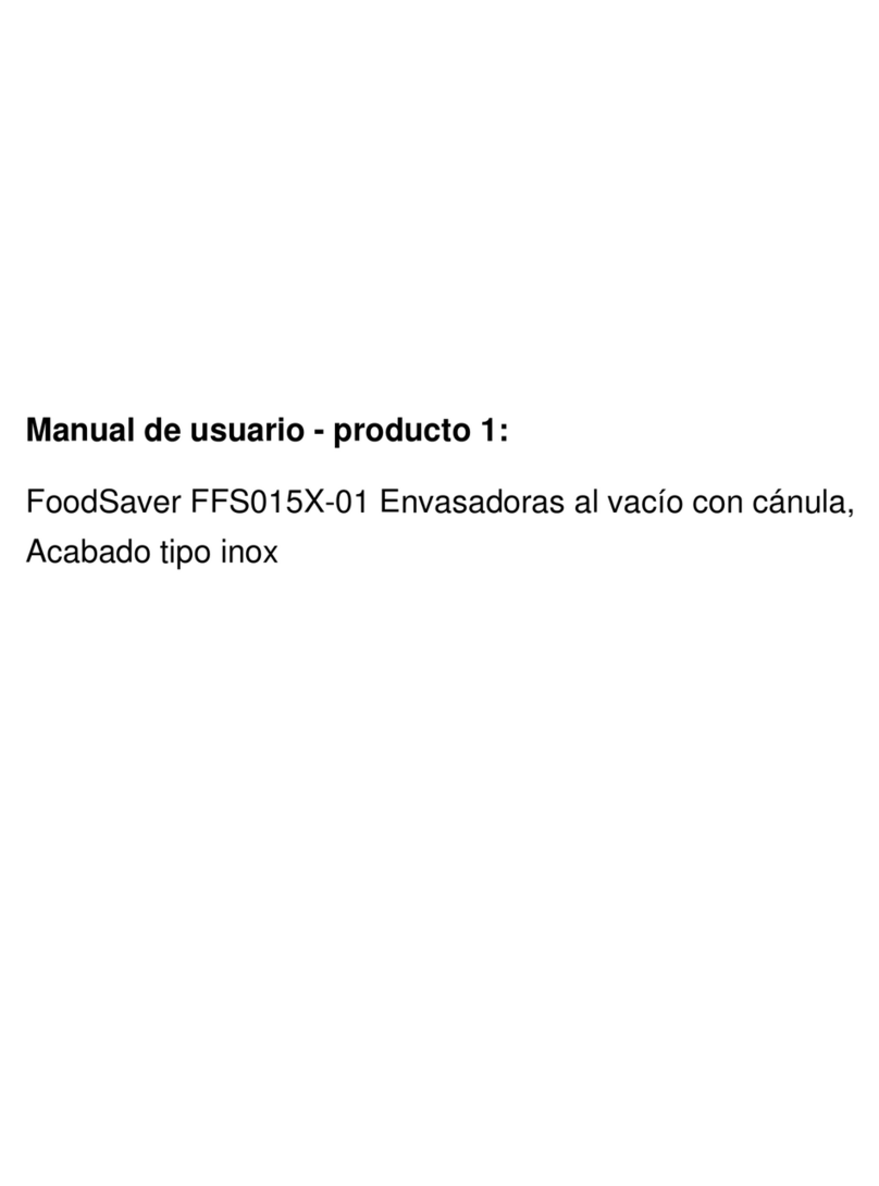 FoodSaver FFS015X-01 User instructions