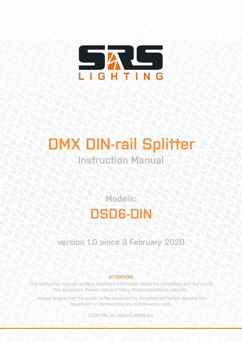 SRS Lighting DSD6-DIN User manual