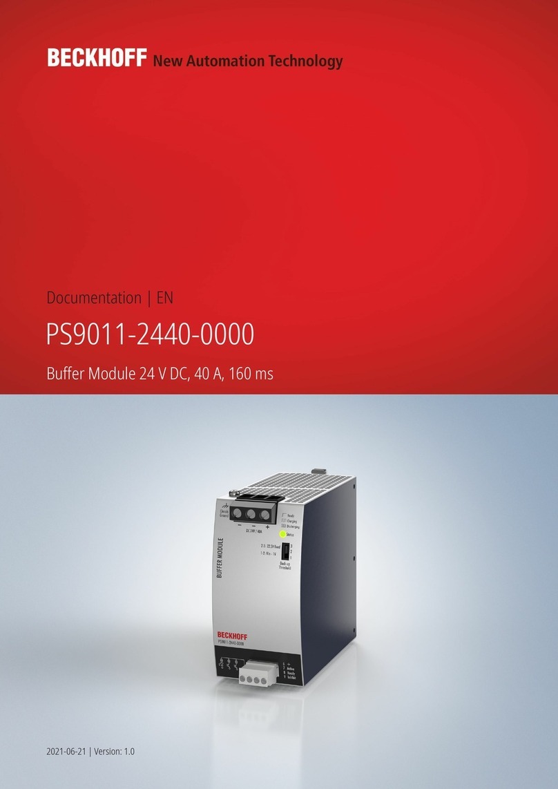 Beckhoff PS9011-2440-0000 Operator's manual