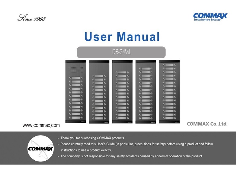 Commax DR-24ML User manual