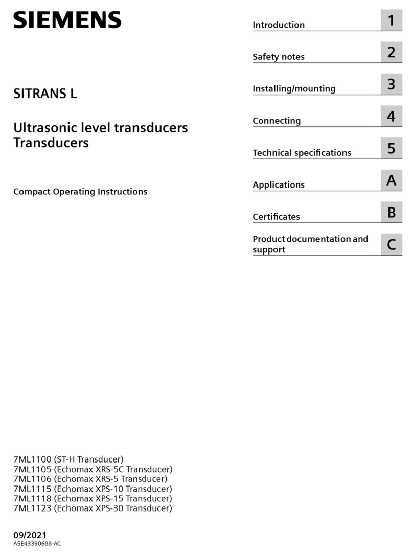 Siemens SITRANS 7ML1105 Administrator guide