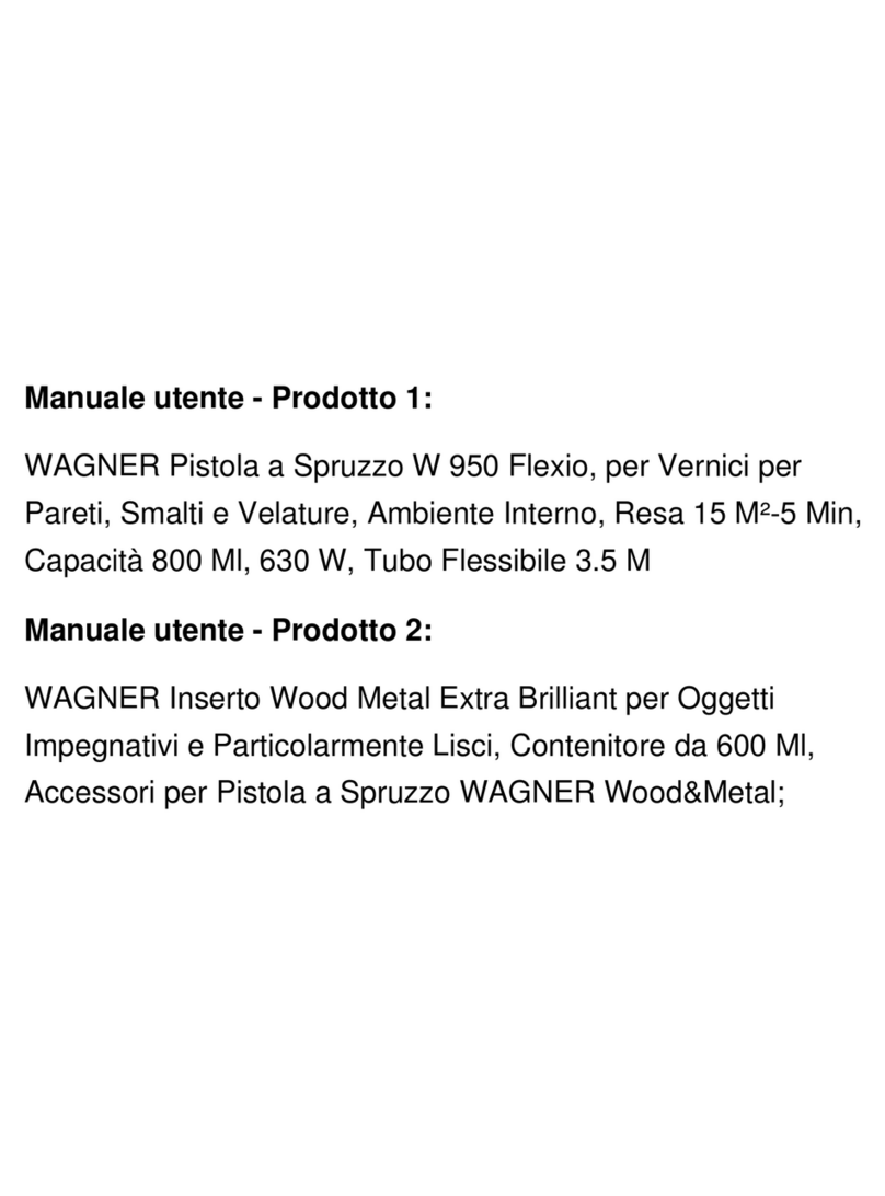 WAGNER W 590 User manual