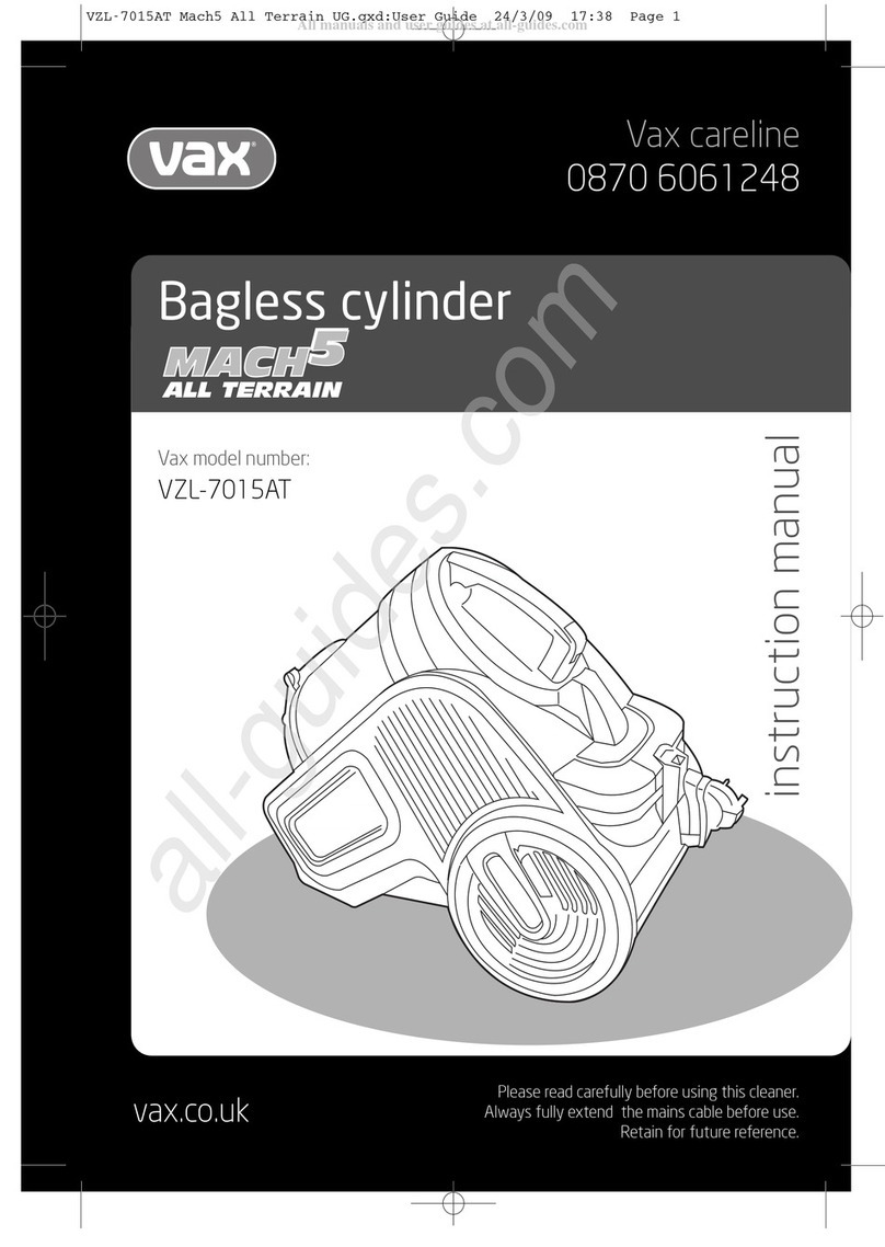Vax MACH5 ALL TERRAIN instruction manual