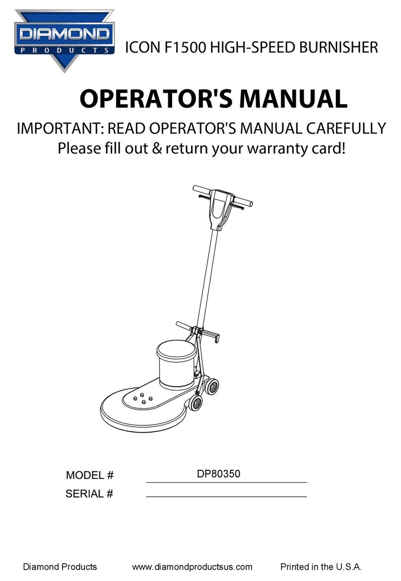 Diamond Products F1500 Operator's manual