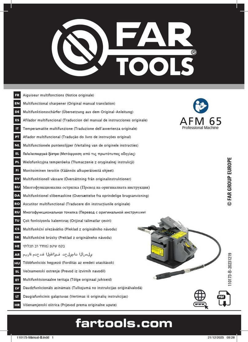 Far Tools AFM 65 Use and care manual