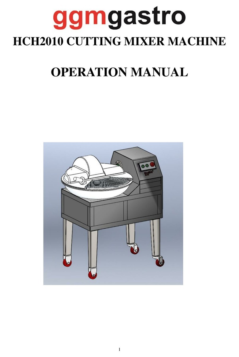 GGM gastro HCH2010 Operation manual GGM gastro HCH2010 Operation manual