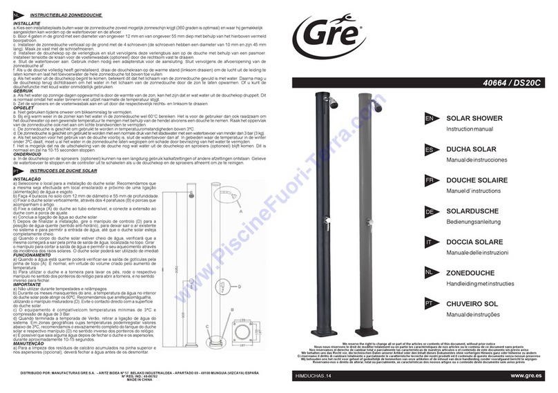 GRE DS20C instruction manual