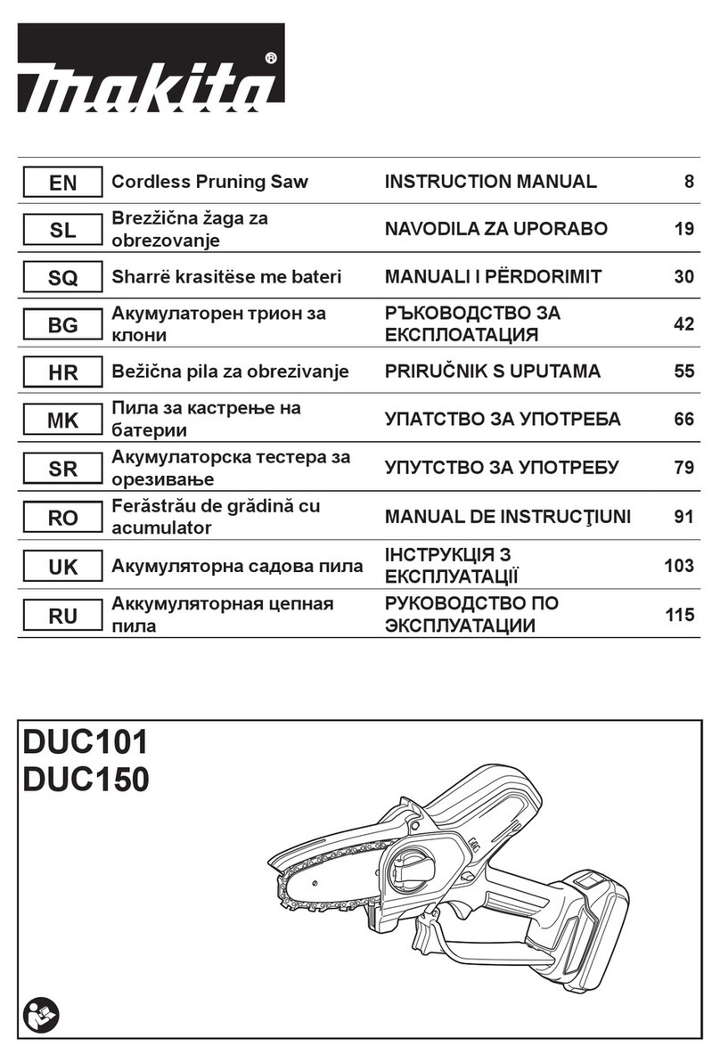 Makita DUC101 instruction manual