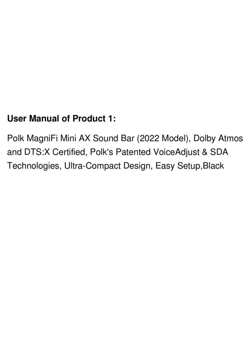 Polk Mono MagniFi Mini AX User manual