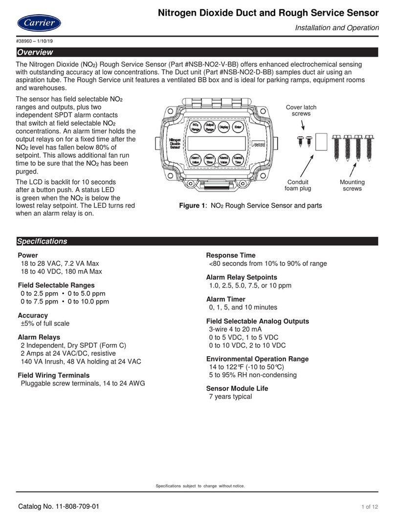Carrier NSB-NO2-V-BB manual