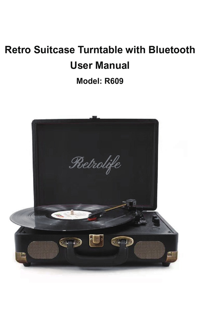 Retrolife R609 User manual