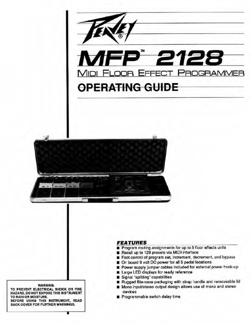 Peavey MFP 2128 operating guide