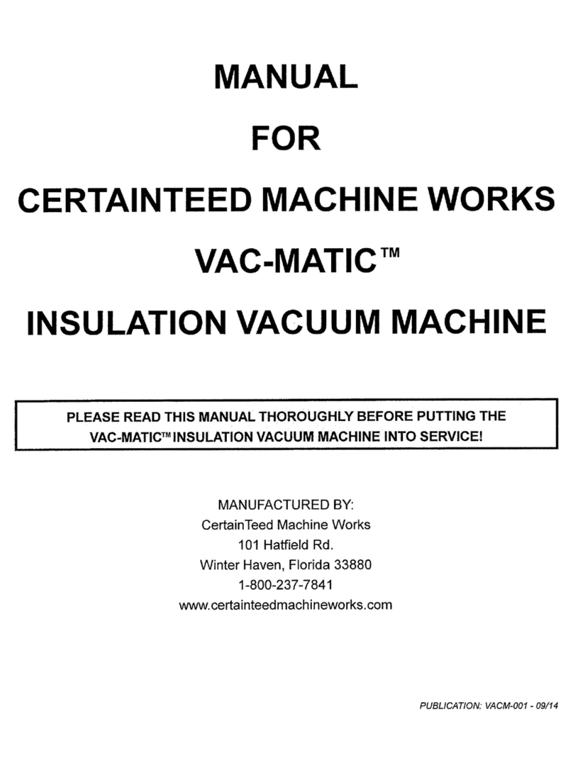 CertainTeed VAC-MATIC 48P-4-14 manual