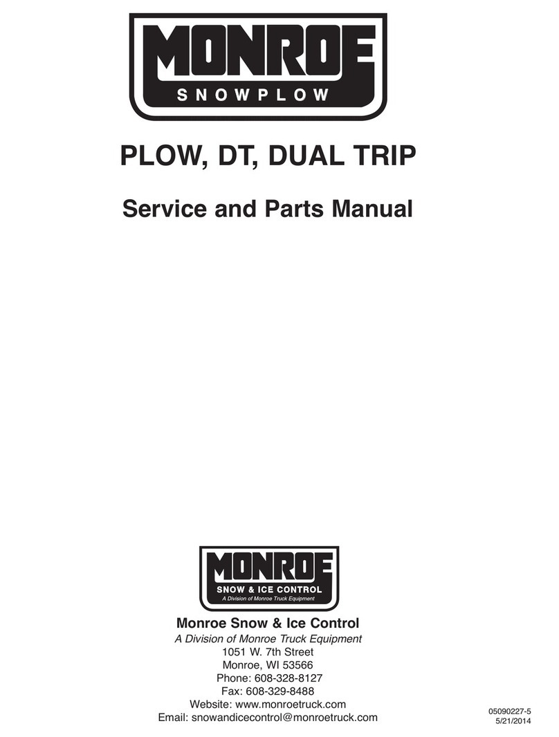 Monroe PLOW Service and parts manual Monroe PLOW Service and parts manual