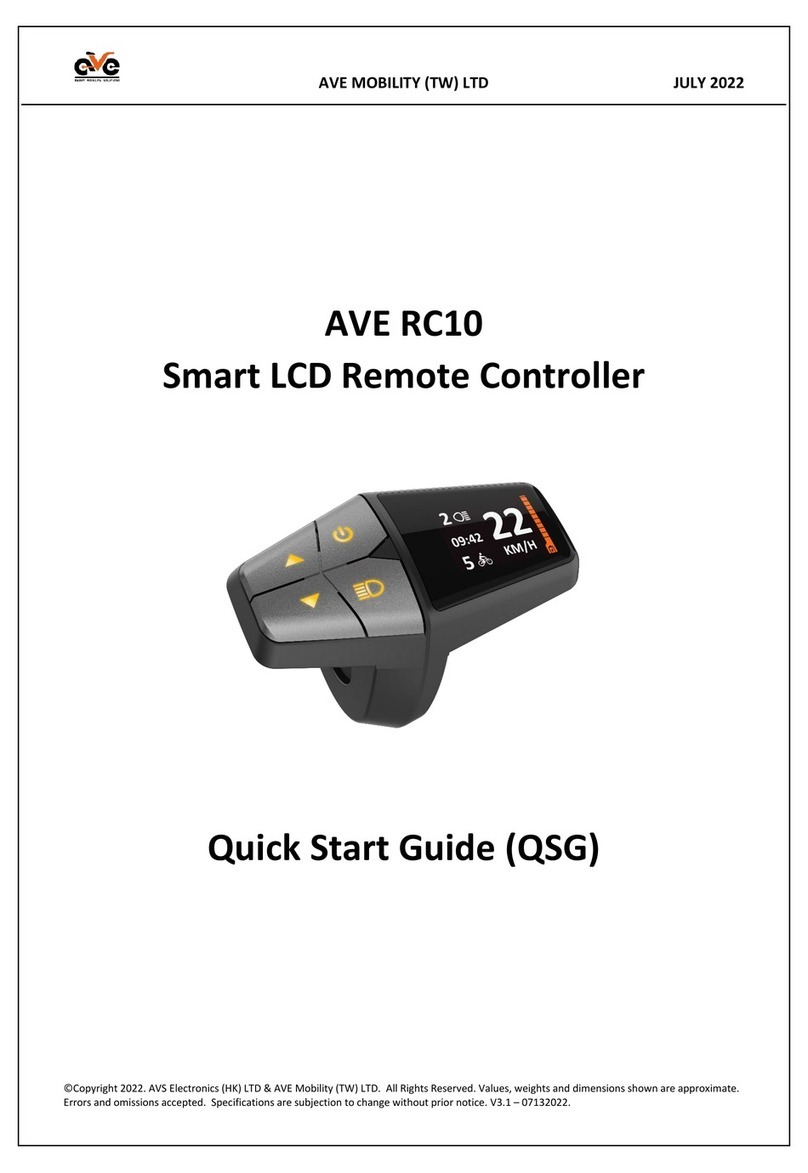 AVE RC10 User manual