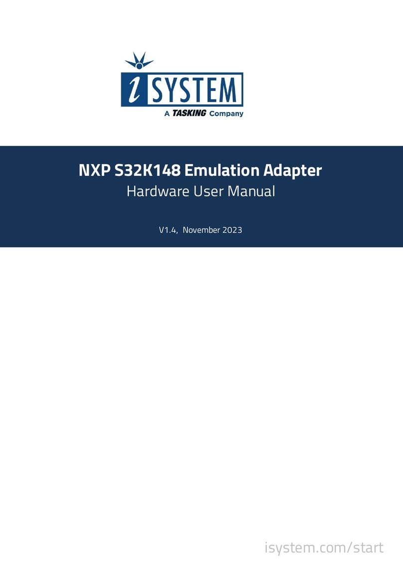 TASKING iSYSTEM NXP S32K148 Instructions for use