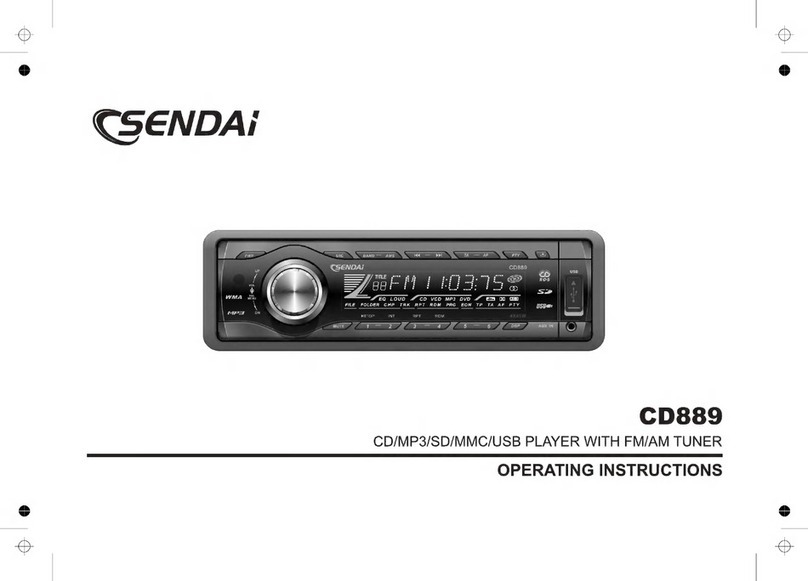 Sendai CD889 operating instructions