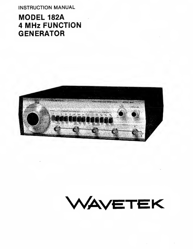 Wavetek 182A instruction manual Wavetek 182A instruction manual