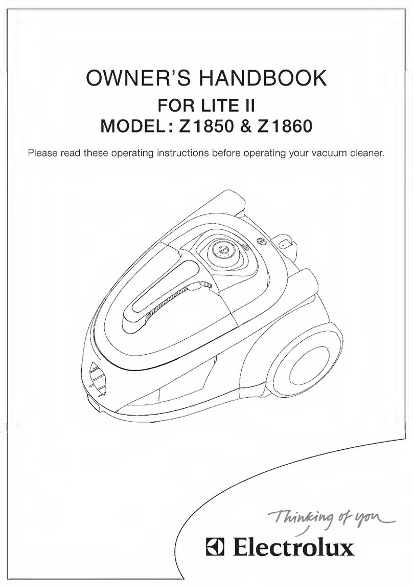 Electrolux LITE II Owner's handbook