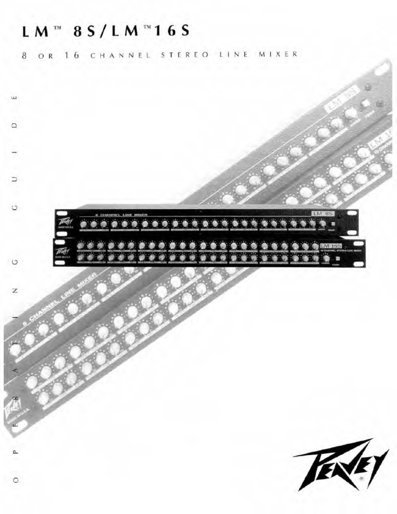 Peavey LM 8s User manual