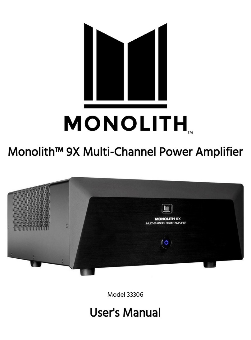 Monoprice MONOLITH 33306 user manual