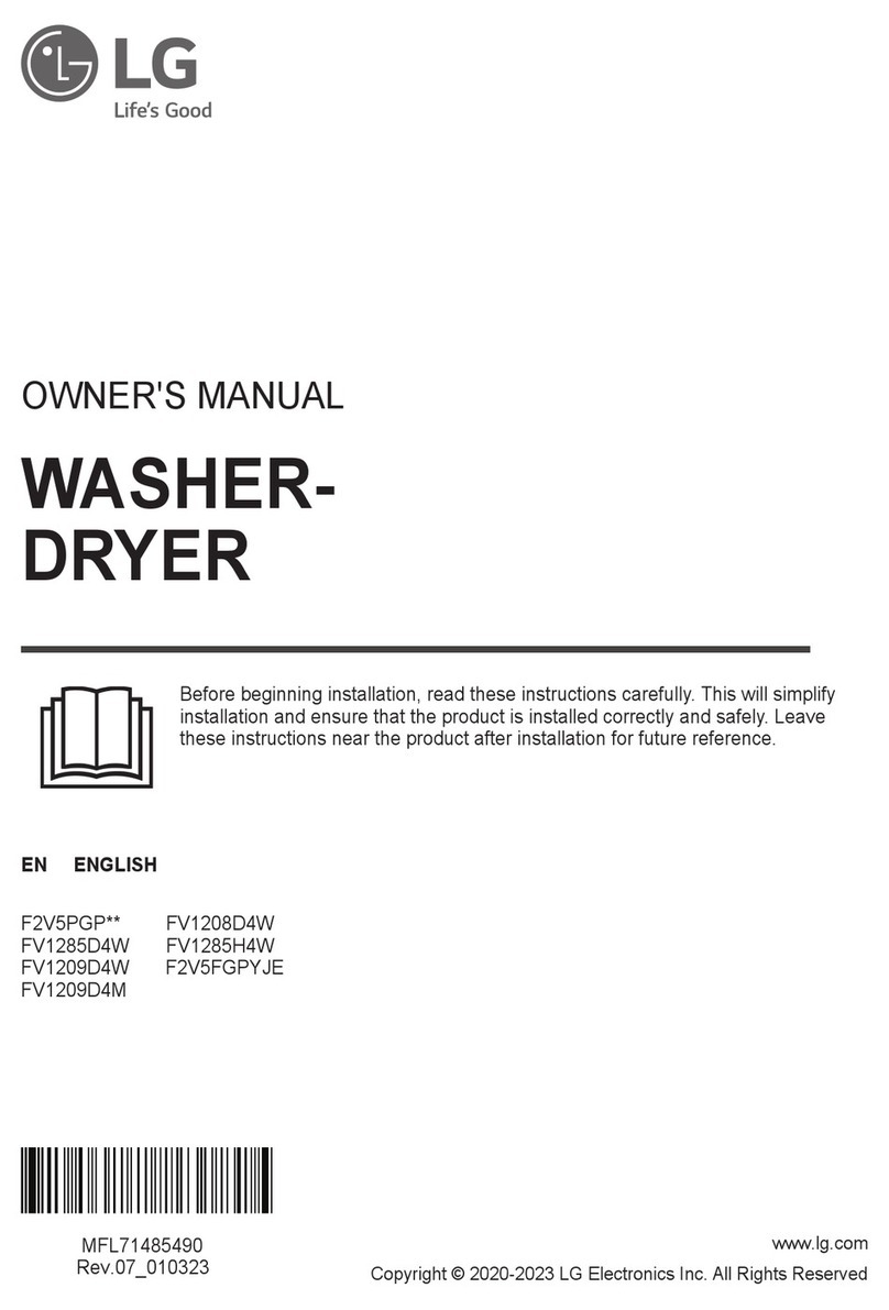 LG FV1209D4M User manual