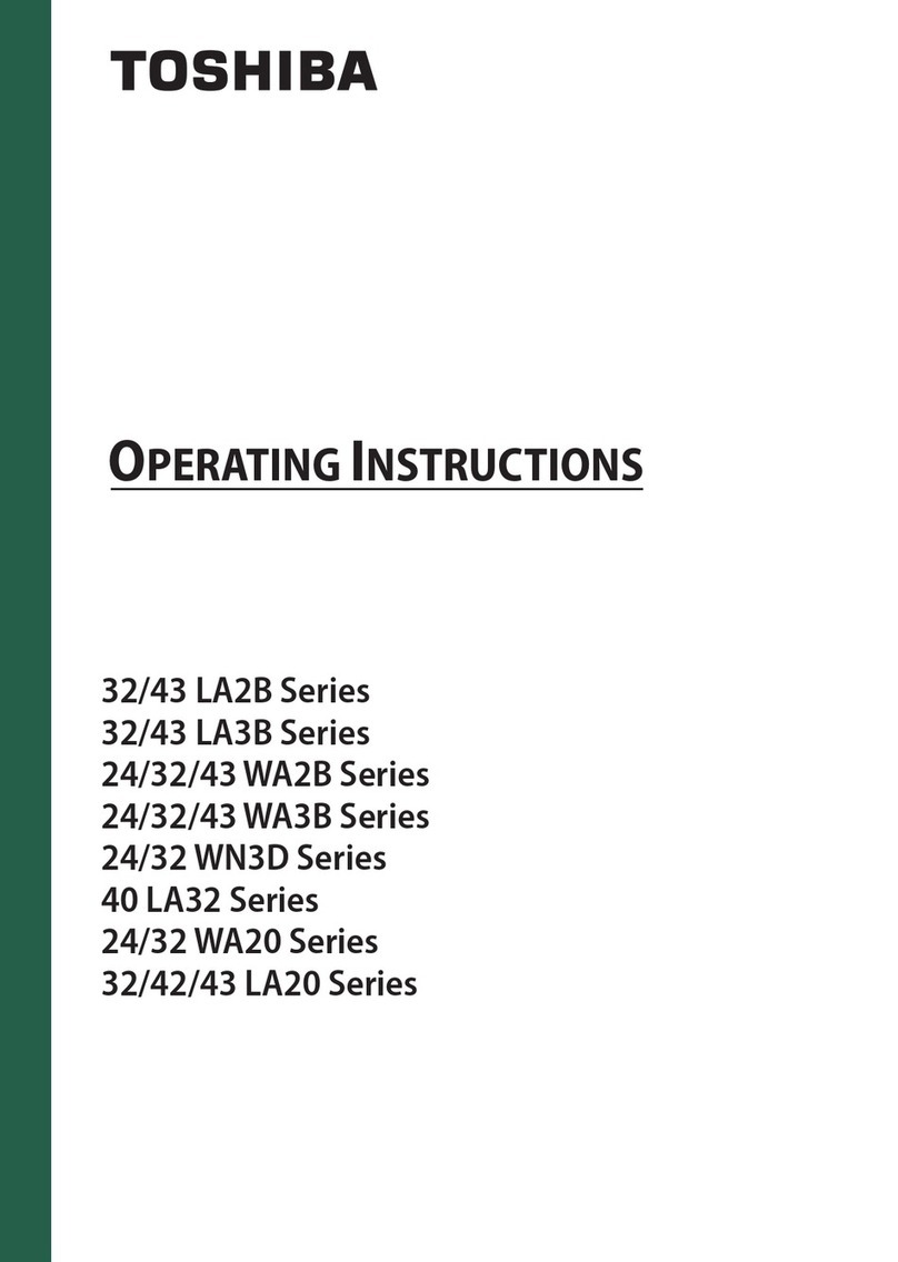 Toshiba 24 WN3D Series User manual