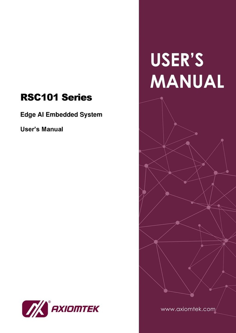 AXIOMTEK RSC101 Series User manual