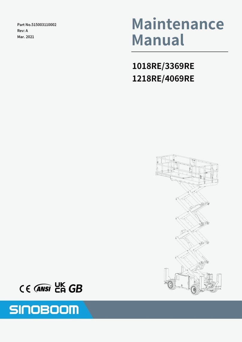 Sinoboom 1018RE Maintenance manual