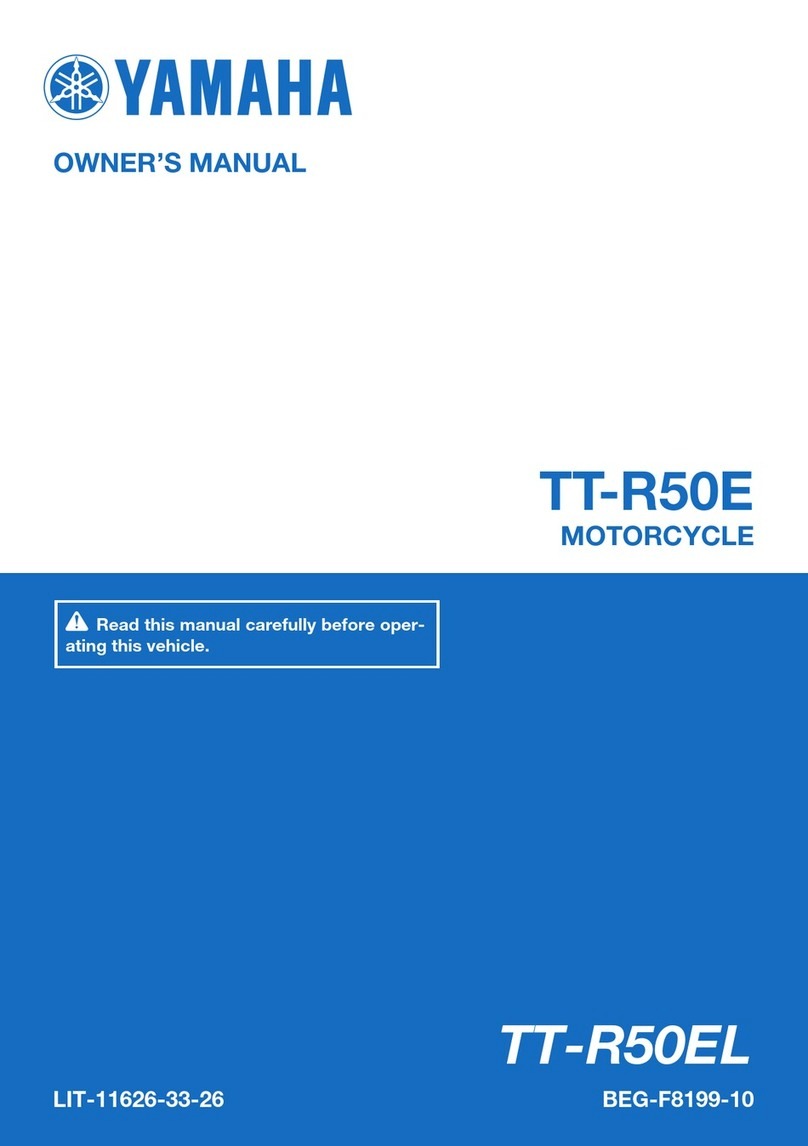 Yamaha TT-R50E 2020 owner's manual
