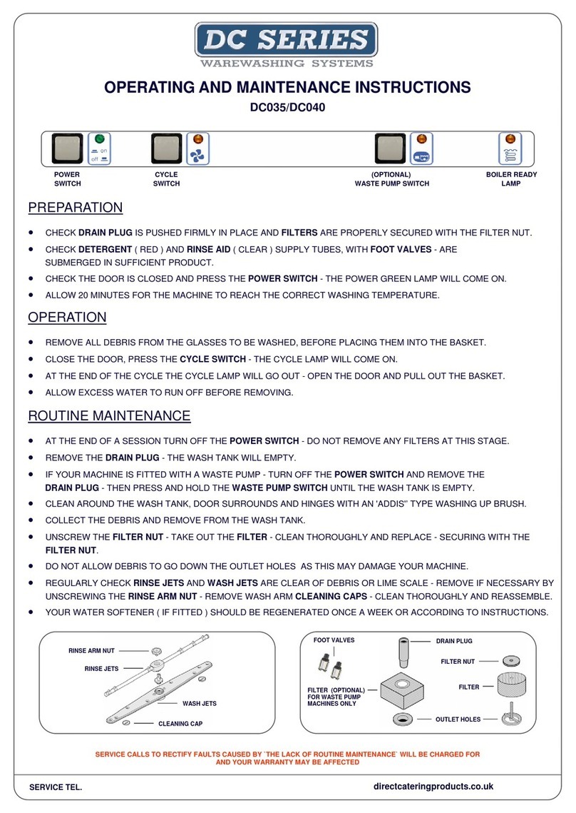 DC DC035 Operating and maintenance instructions