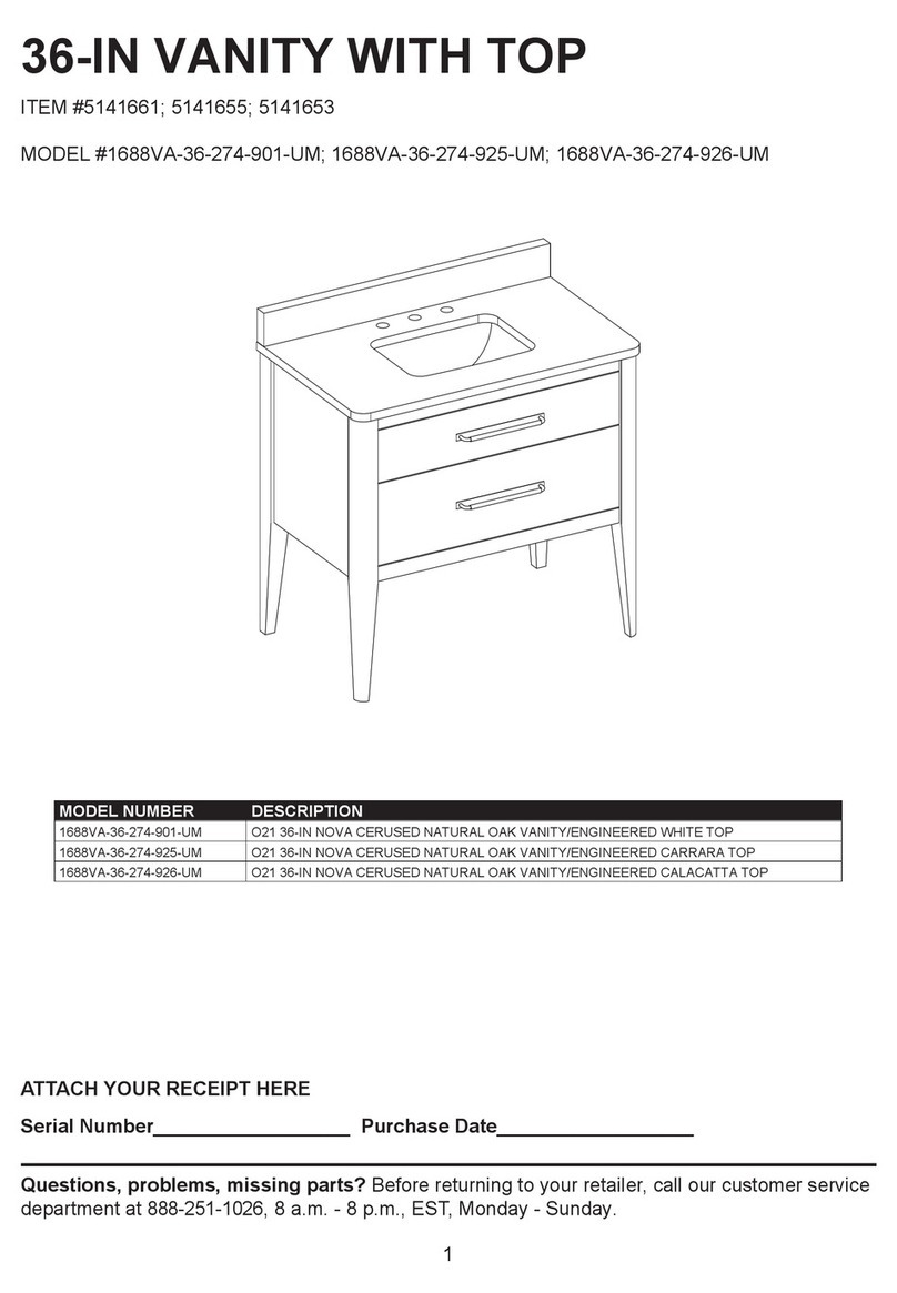LOWE'S 1688VA-36-274-901-UM manual