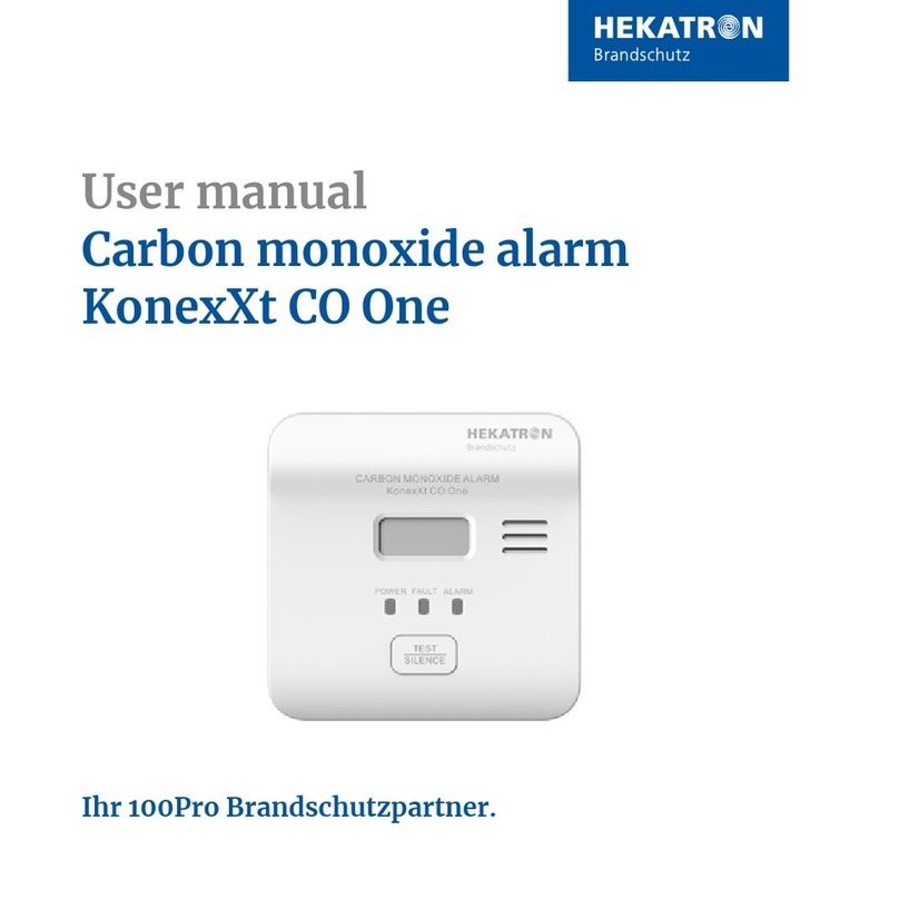 Hekatron KonexXt CO One user manual